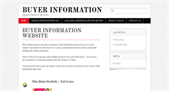 Desktop Screenshot of buyerinfo.net