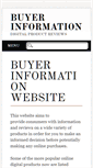 Mobile Screenshot of buyerinfo.net